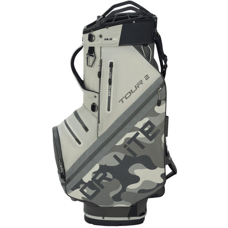 Big Max Dri Lite Tour 2 Waterproof Cartbag, Grau / Camouflage - Golflaedchen.de