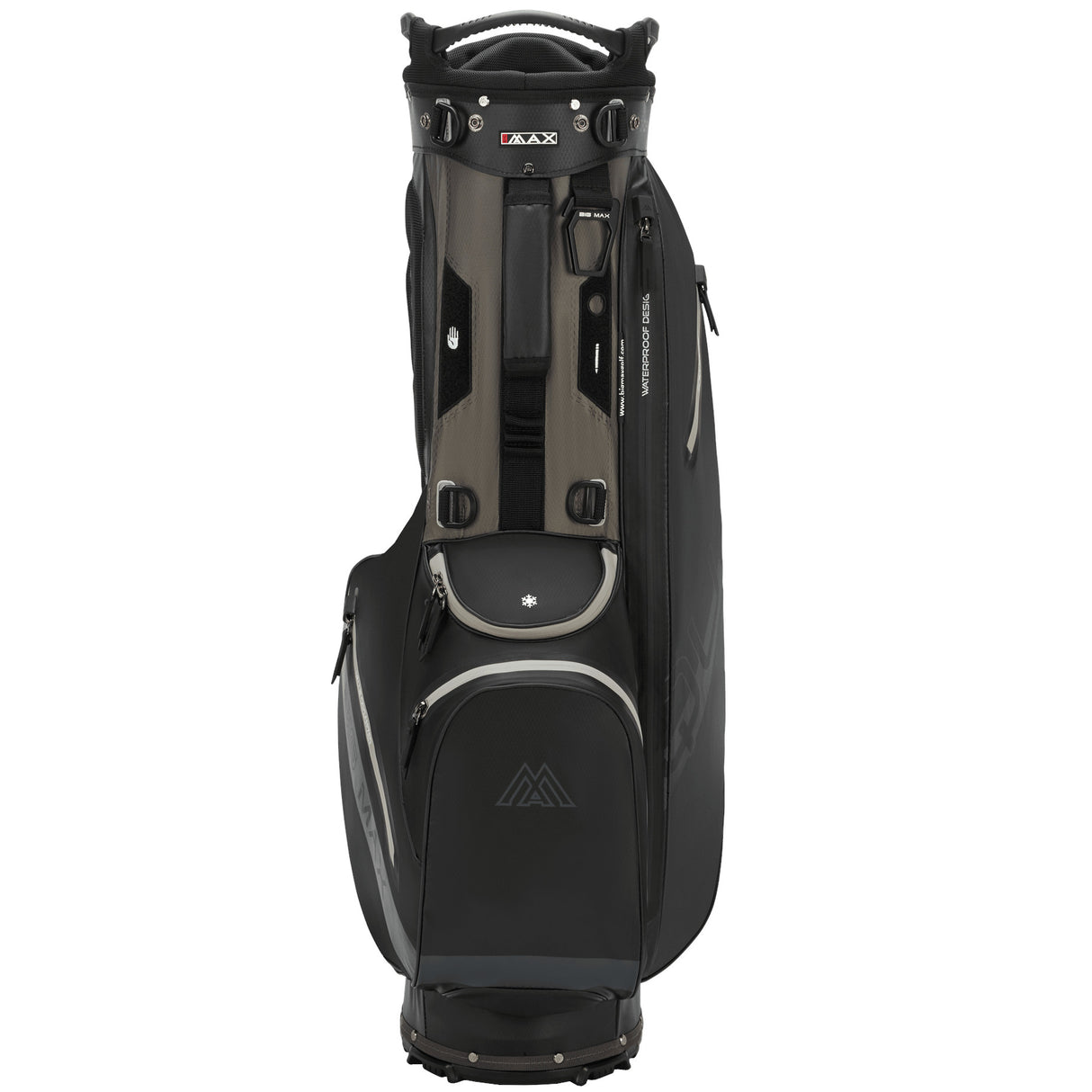 Big Max Aqua Eight H Waterproof Standbag, Schwarz / Grau - Golflaedchen.de