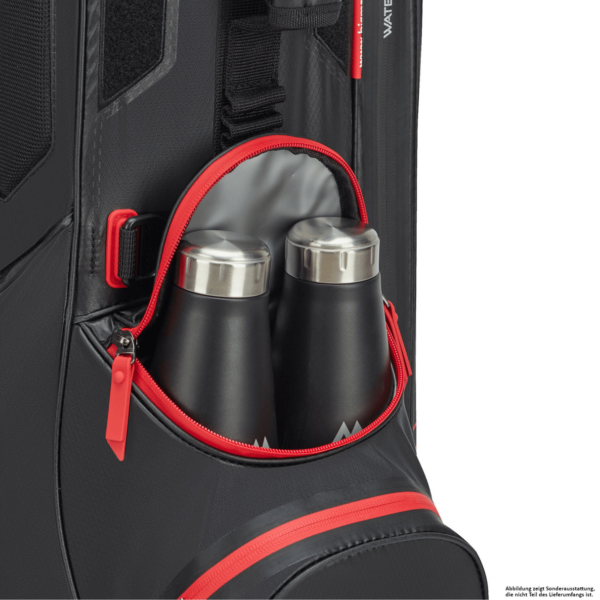 Big Max Aqua Eight H Waterproof Standbag, Schwarz / Rot - Golflaedchen.de
