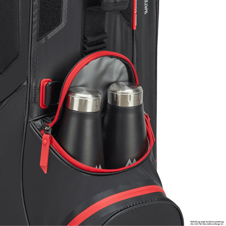Big Max Aqua Eight H Waterproof Standbag, Schwarz / Rot - Golflaedchen.de