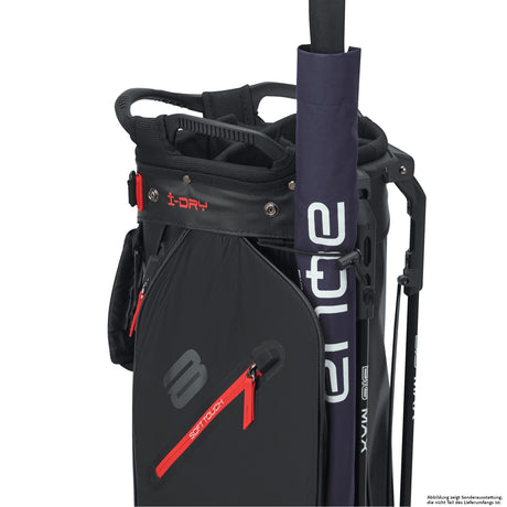 Big Max Aqua Eight H Waterproof Standbag, Schwarz / Rot - Golflaedchen.de