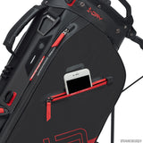 Big Max Aqua Eight H Waterproof Standbag, Schwarz / Rot - Golflaedchen.de