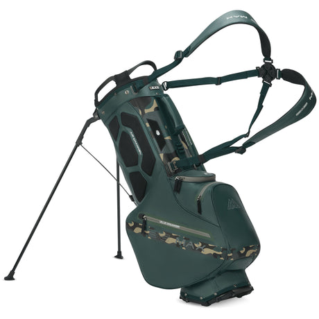 Big Max Aqua Eight H Waterproof Standbag, Grün / Camouflage - Golflaedchen.de