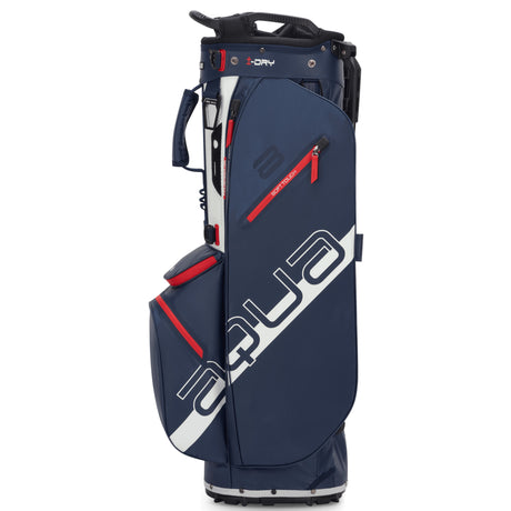 Big Max Aqua Eight H Waterproof Standbag, Navy / Weiß / Rot - Golflaedchen.de