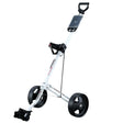 Big Max Basic 2 - Rad Golftrolley, Weiß - Golflaedchen.de