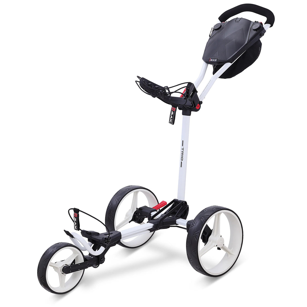 Big Max Blade Trio 3 - Rad Golftrolley, Weiß - Golflaedchen.de