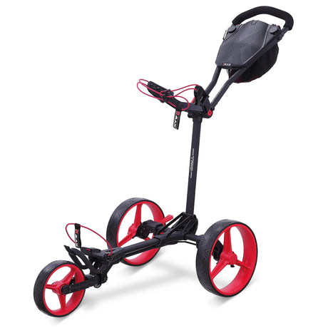 Big Max Blade Trio 3 - Rad Golftrolley, Schwarz / Rot - Golflaedchen.de