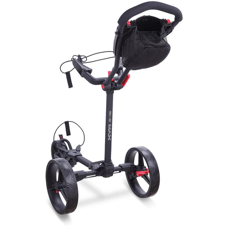 Big Max Blade Trio 3 - Rad Golftrolley, Schwarz / Rot - Golflaedchen.de