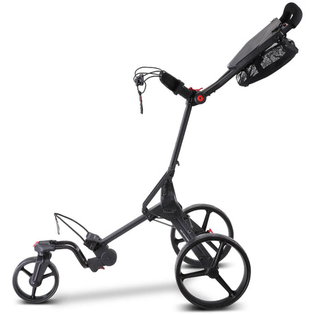 Big Max IQ2 360 3 - Rad Golftrolley, Schwarz - Golflaedchen.de