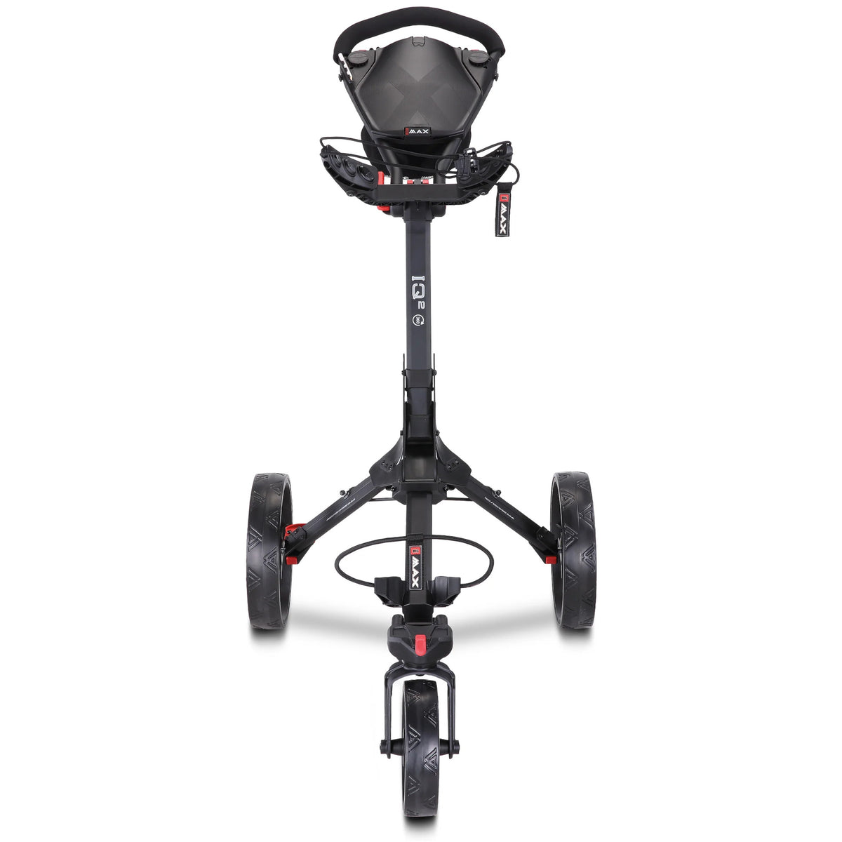 Big Max IQ2 360 3 - Rad Golftrolley, Schwarz - Golflaedchen.de