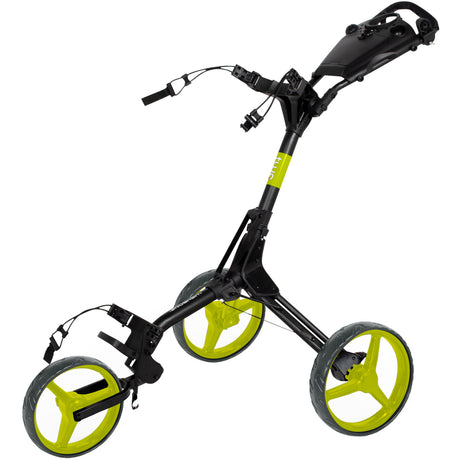 Wishbone TWO Golftrolley, Schwarz / Grün - Golflaedchen.de