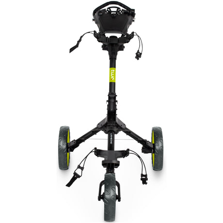 Wishbone TWO Golftrolley, Schwarz / Grün - Golflaedchen.de