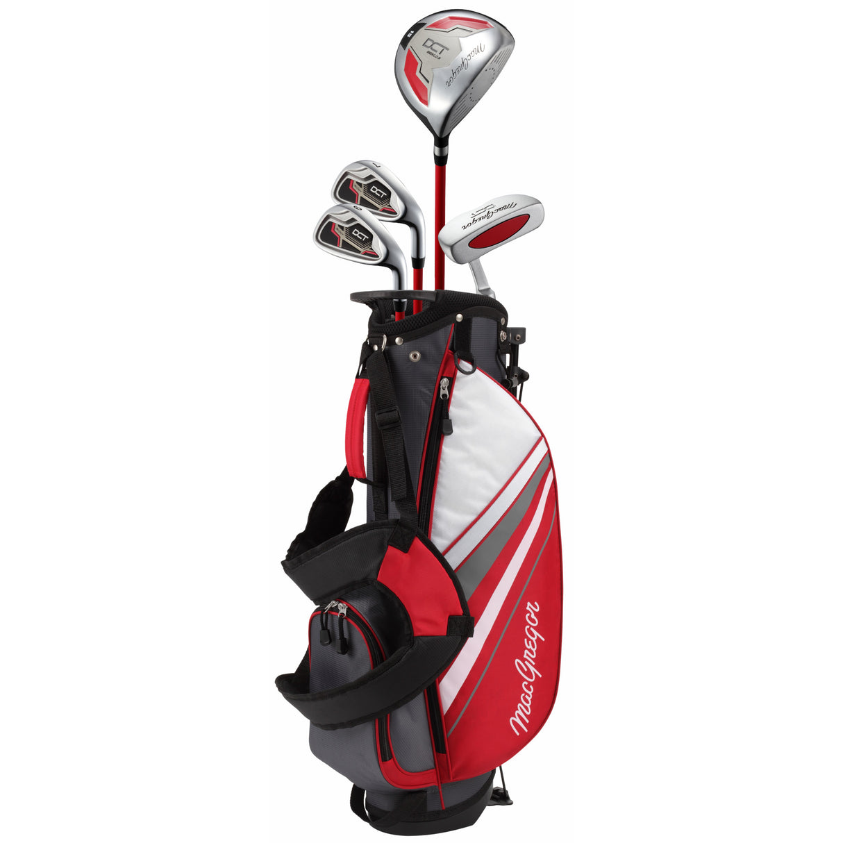 MacGregor DCT Junior Kinder Golfset Boys, Rot (6 - 8 Jahre), Rechtshand - Golflaedchen.de