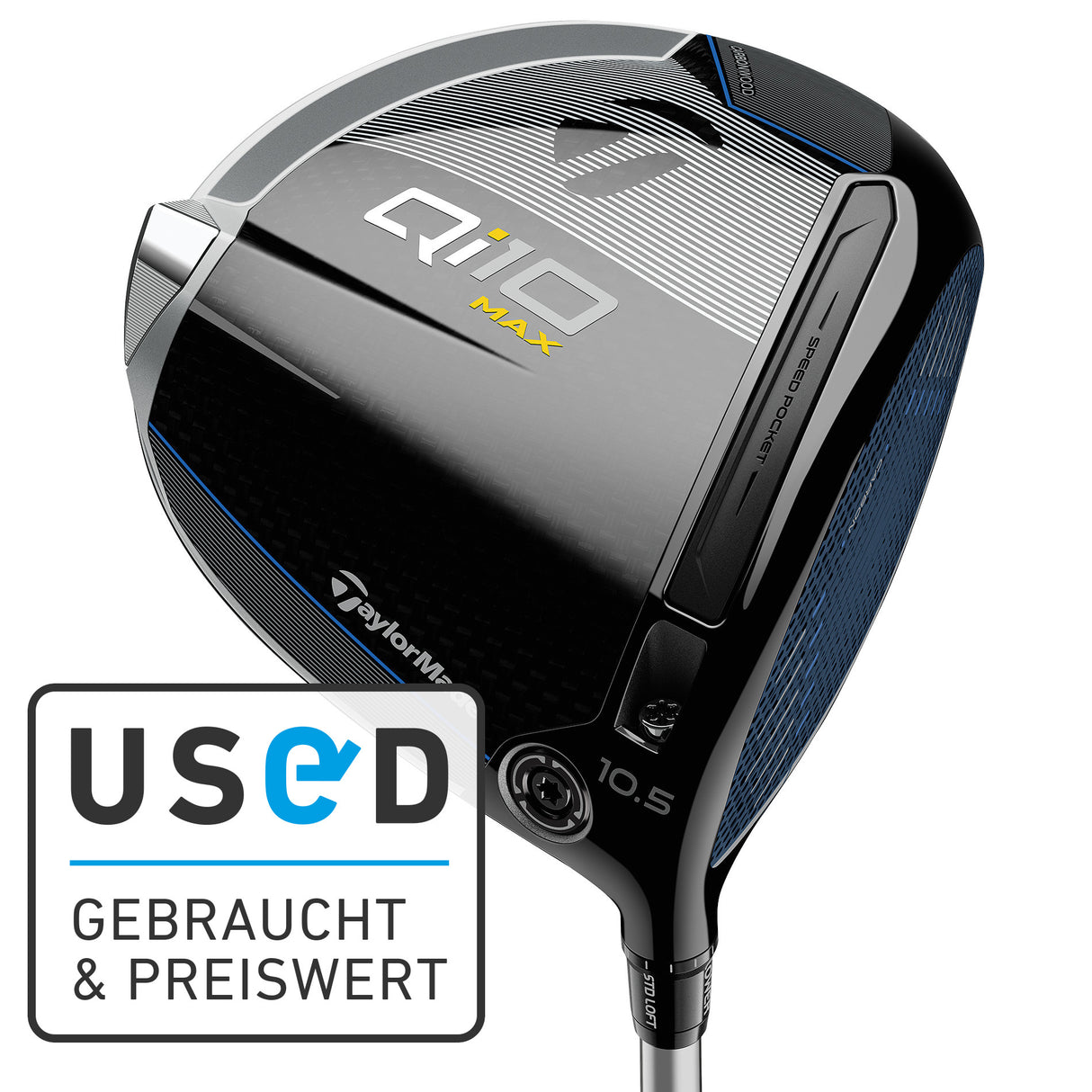Taylor Made Qi10 MAX DEMO Driver, Damen Rechtshand - Golflaedchen.de