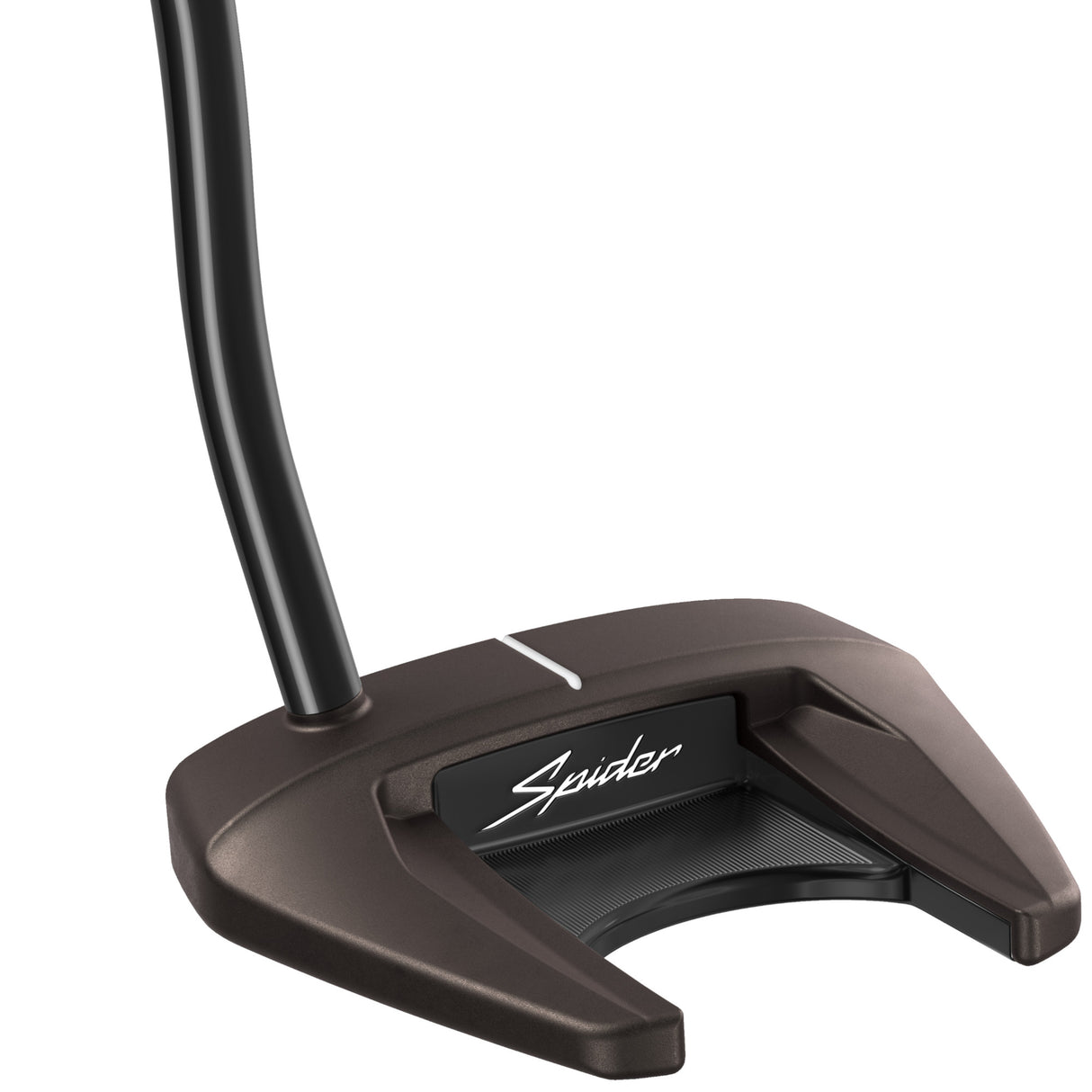 TaylorMade Spider Tour F Torched Putter, DB (Double Bend), Single Line, Rechtshand - Golflaedchen.de