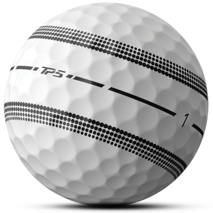 Taylor Made 2025 TP5 Stripe Golfbälle, 12 Stück - Golflaedchen.de