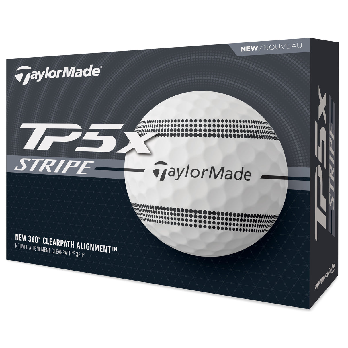 Taylor Made 2025 TP5x Stripe Golfbälle, 12 Stück - Golflaedchen.de
