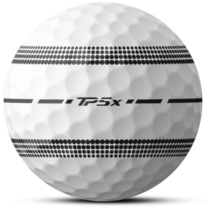 Taylor Made 2025 TP5x Stripe Golfbälle, 12 Stück - Golflaedchen.de