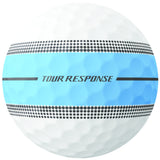 Taylor Made Tour Response Stripe Golfbälle, 12 Stück - Golflaedchen.de
