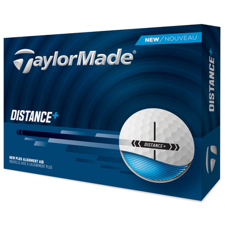 Taylor Made 2026 Distance+ Golfbälle, 12 Stück - Golflaedchen.de