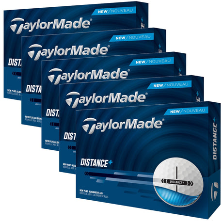 Taylor Made 2026 Distance+ Golfbälle, Vorteilspack, 60 Stück - Golflaedchen.de