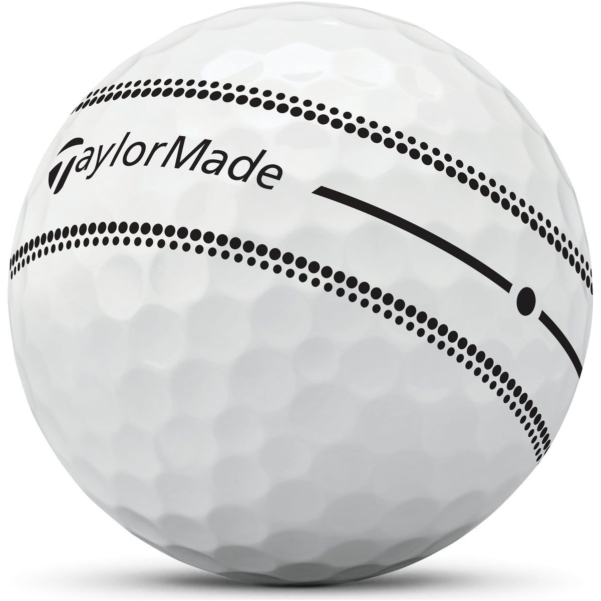 Taylor Made 2026 TP5 Stripe Golfbälle, Weiß, 12 Stück - Golflaedchen.de