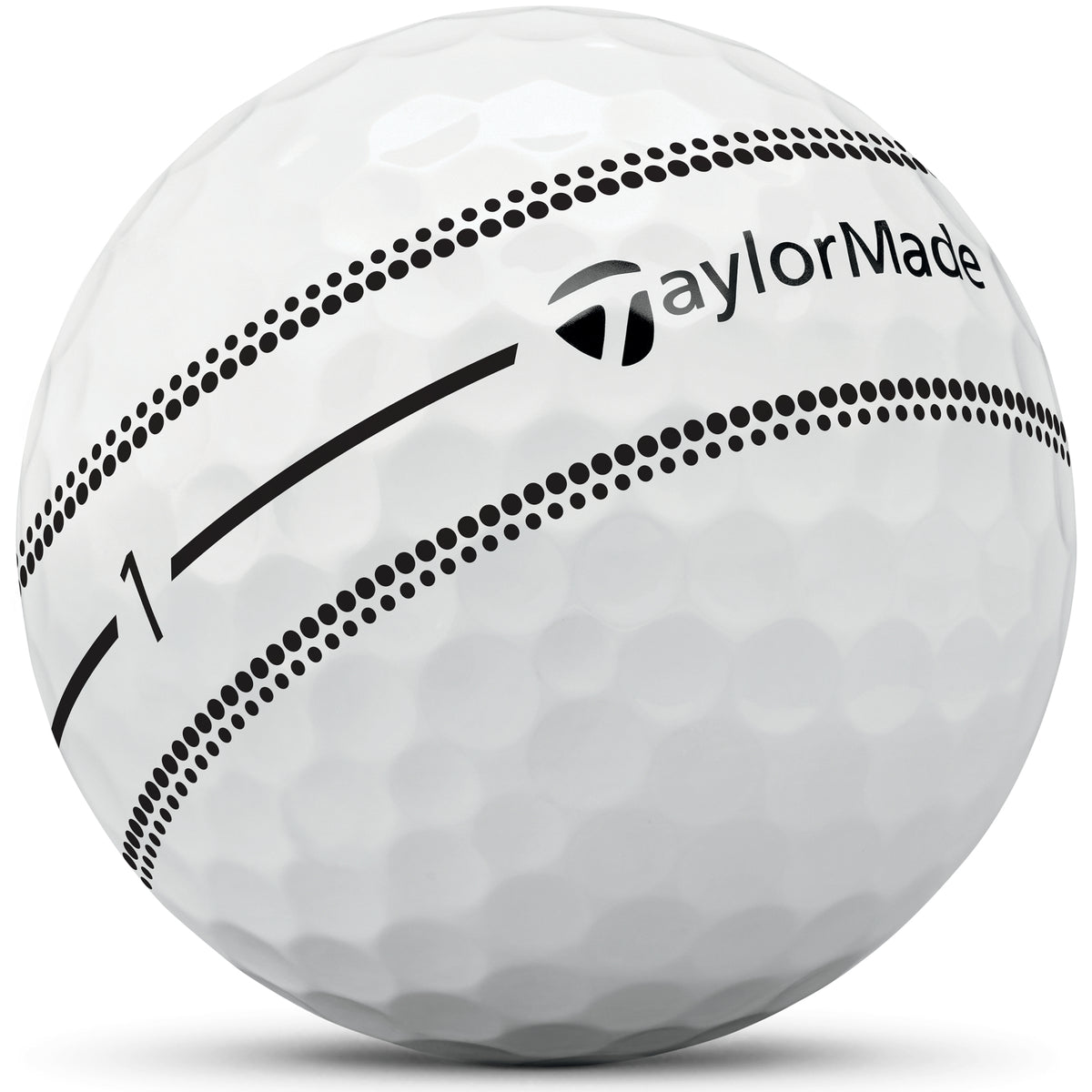Taylor Made 2026 TP5x Stripe Golfbälle, Weiß, 12 Stück - Golflaedchen.de