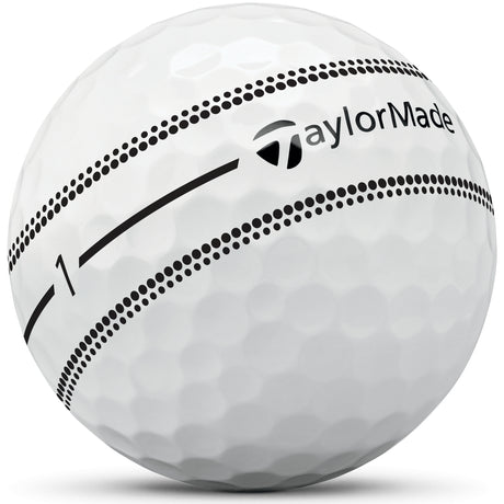 Taylor Made 2026 TP5x Stripe Golfbälle, Weiß, 12 Stück - Golflaedchen.de