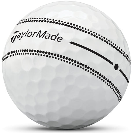 Taylor Made 2026 TP5x Stripe Golfbälle, Weiß, 12 Stück - Golflaedchen.de