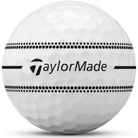 Taylor Made 2026 TP5x Stripe Golfbälle, Weiß, 12 Stück - Golflaedchen.de