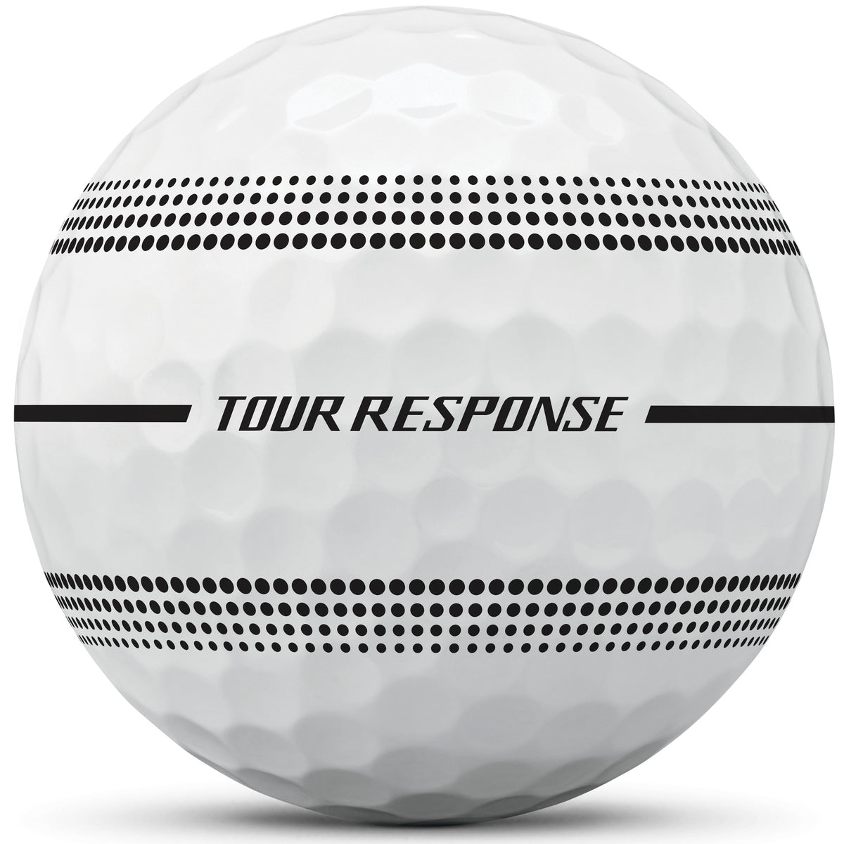 TaylorMade 2026 Tour Response Stripe Golfbälle, Weiß, 12 Stück - Golflaedchen.de