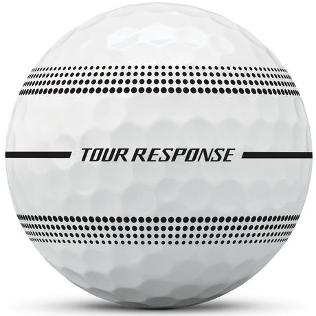 TaylorMade 2026 Tour Response Stripe Golfbälle, Weiß, 12 Stück - Golflaedchen.de