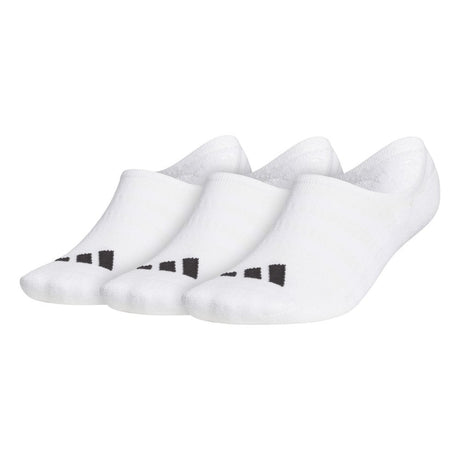 Adidas No Show Herren Golf Socken, 3 Paar Vorteilspack, Weiß - Golflaedchen.de