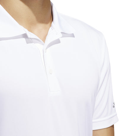 Adidas 2026 Performance Golf Herren Polo, Weiß - Golflaedchen.de