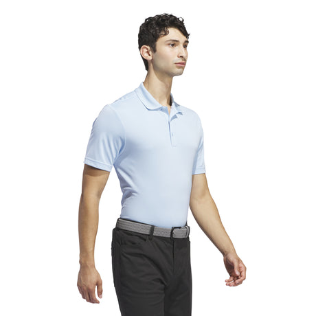Adidas 2026 Performance Golf Herren Polo, Hellblau - Golflaedchen.de