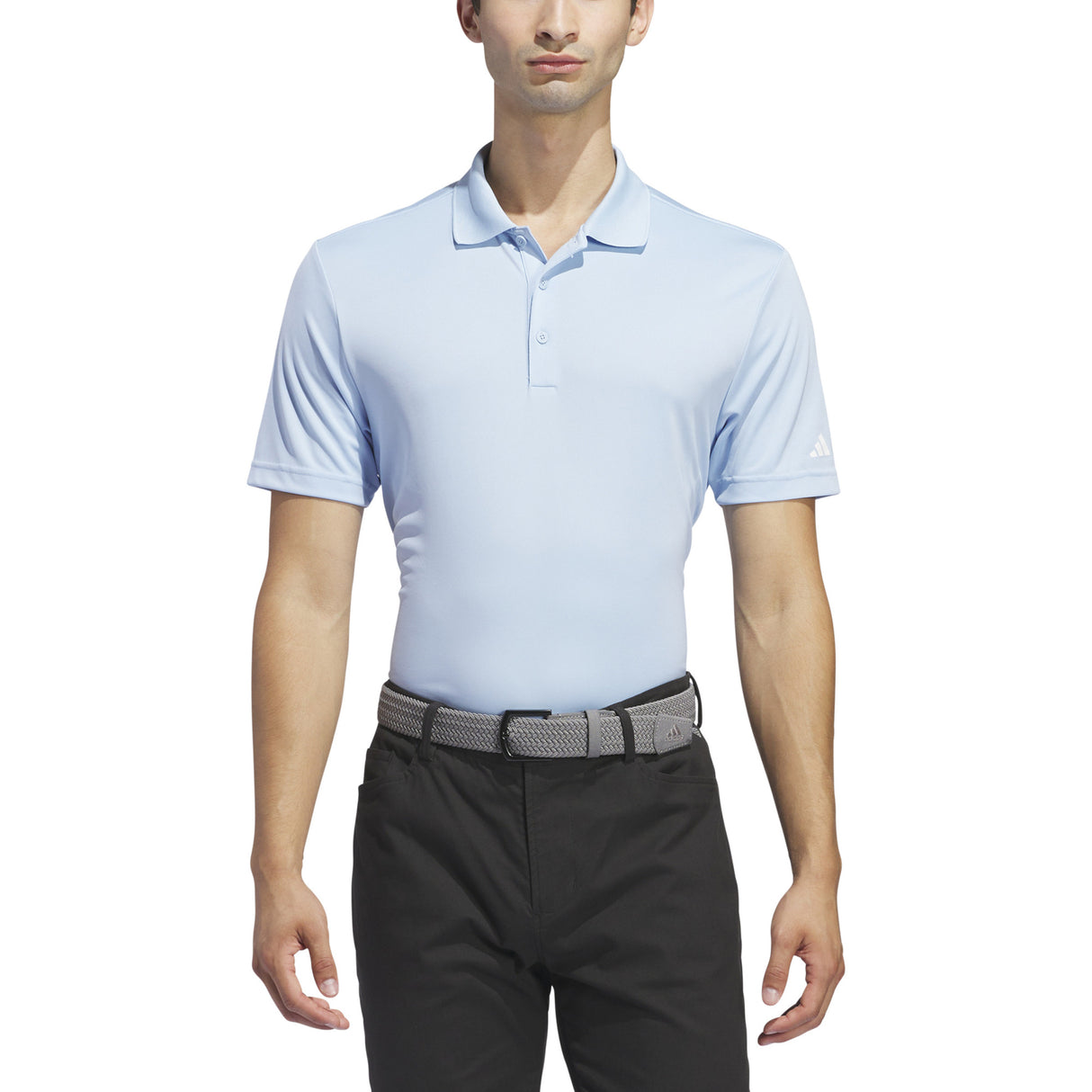 Adidas 2026 Performance Golf Herren Polo, Hellblau - Golflaedchen.de