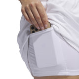 Adidas Ultimate 365 Twistknit Damen Golf Skort, Weiß - Golflaedchen.de