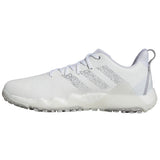 Adidas CodeChaos Herren Golfschuhe, Weiß / Silbergrau - Golflaedchen.de