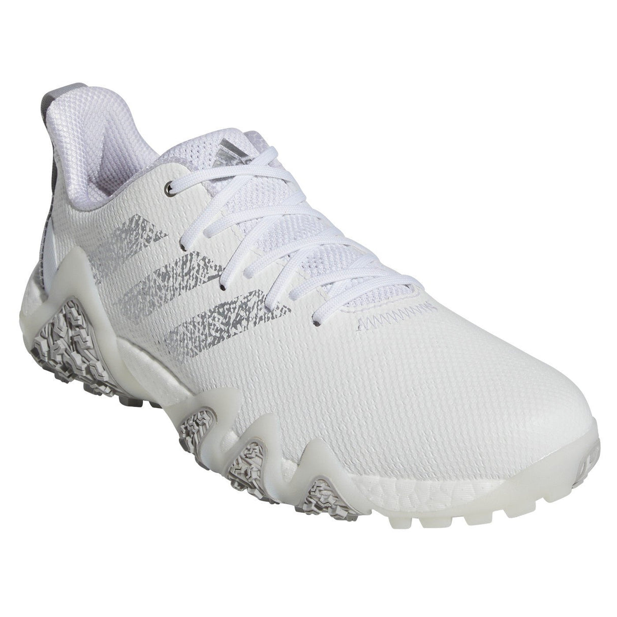 Adidas CodeChaos Herren Golfschuhe, Weiß / Silbergrau - Golflaedchen.de