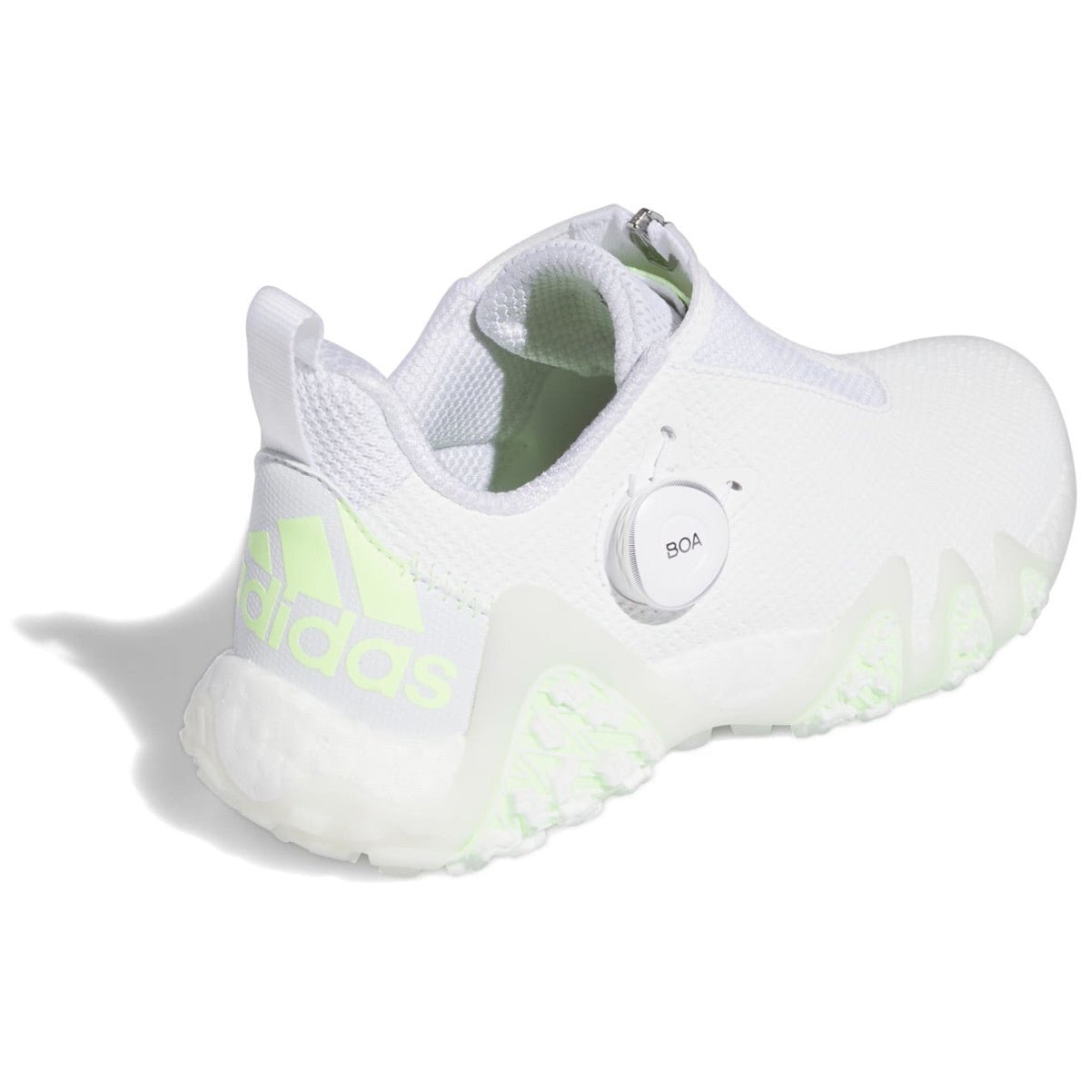 Adidas CodeChaos BOA Damen Golfschuhe, Weiß / Hellgrün - Golflaedchen.de