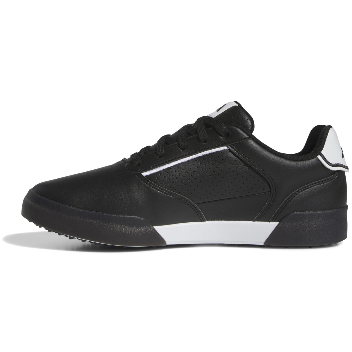 Adidas RetroCross Herren Golfschuhe, Schwarz / Weiß - Golflaedchen.de