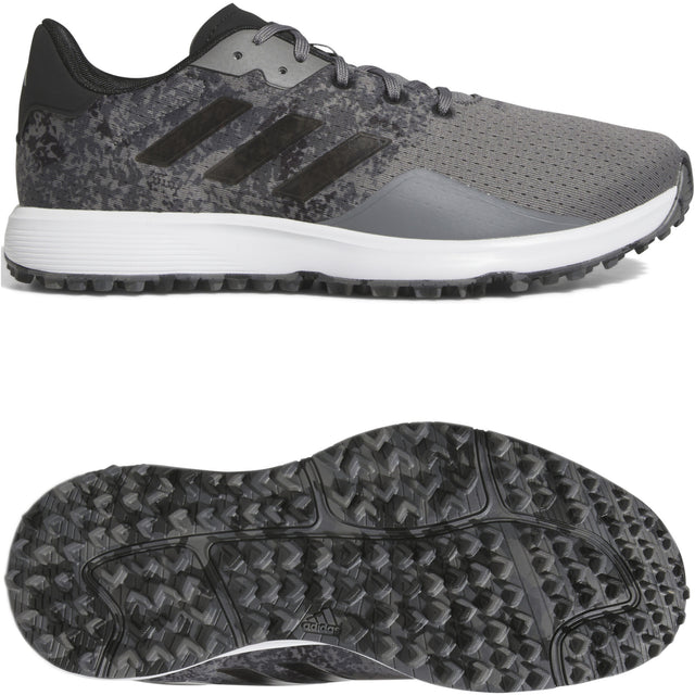 Adidas S2G SL Herren Golfschuhe, Schwarz / Grau - Golflaedchen.de
