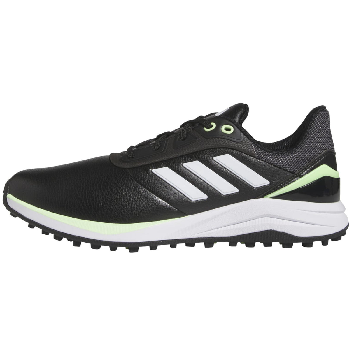 Adidas Solarmotion Herren Golfschuhe, Schwarz / Weiß / Grün - Golflaedchen.de