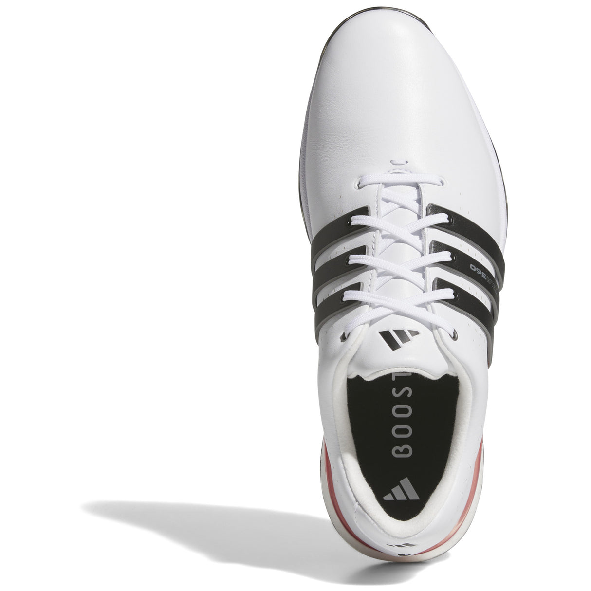 Adidas Tour 360 Herren Golfschuhe, Weiß / Schwarz / Rot - Golflaedchen.de