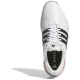 Adidas Tour 360 Herren Golfschuhe, Weiß / Schwarz / Rot - Golflaedchen.de