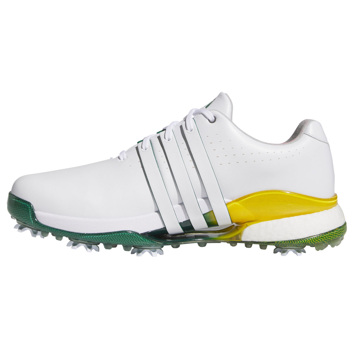 Adidas Tour 360 Herren Golfschuhe, Weiß / Gelb / Grün - Golflaedchen.de