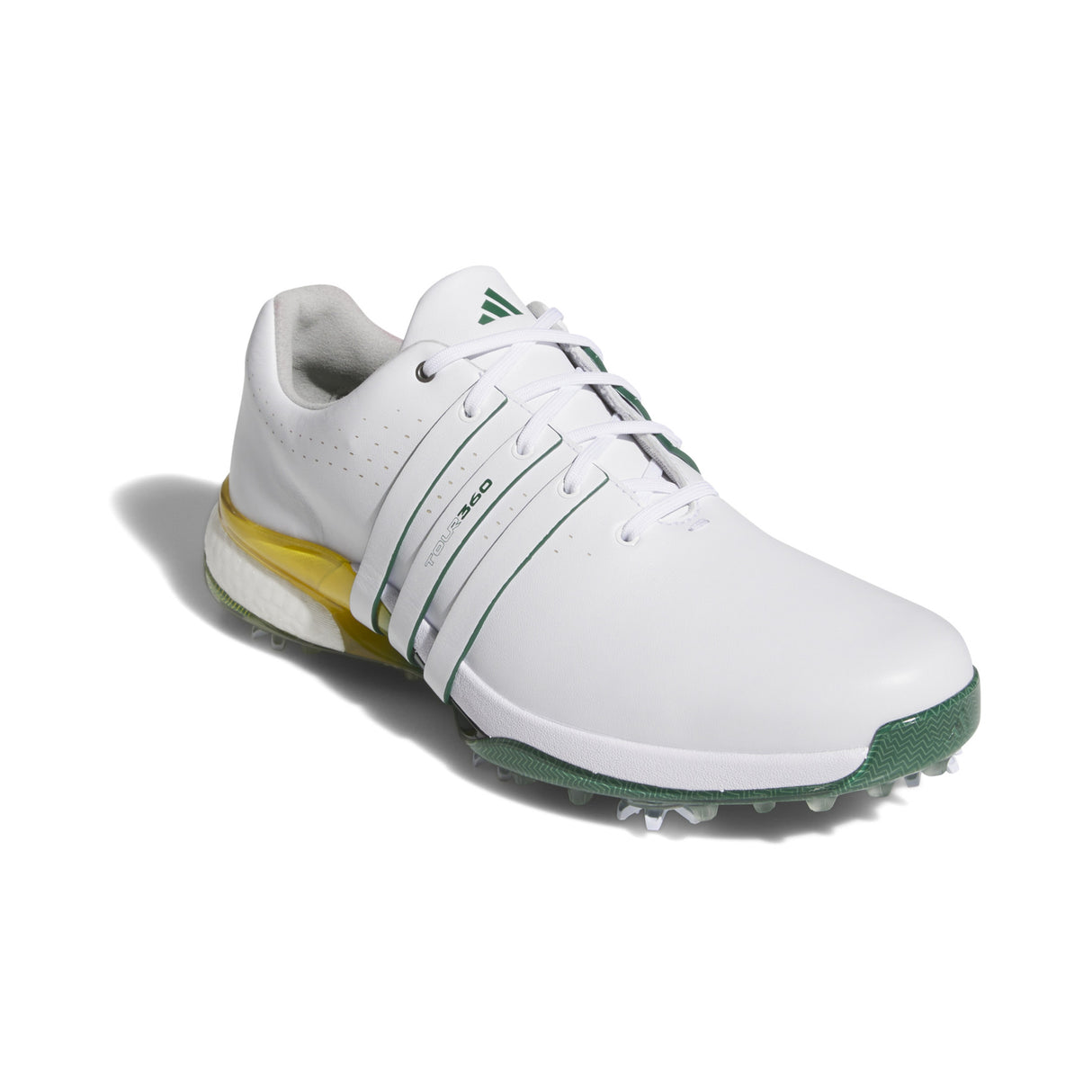 Adidas Tour 360 Herren Golfschuhe, Weiß / Gelb / Grün - Golflaedchen.de