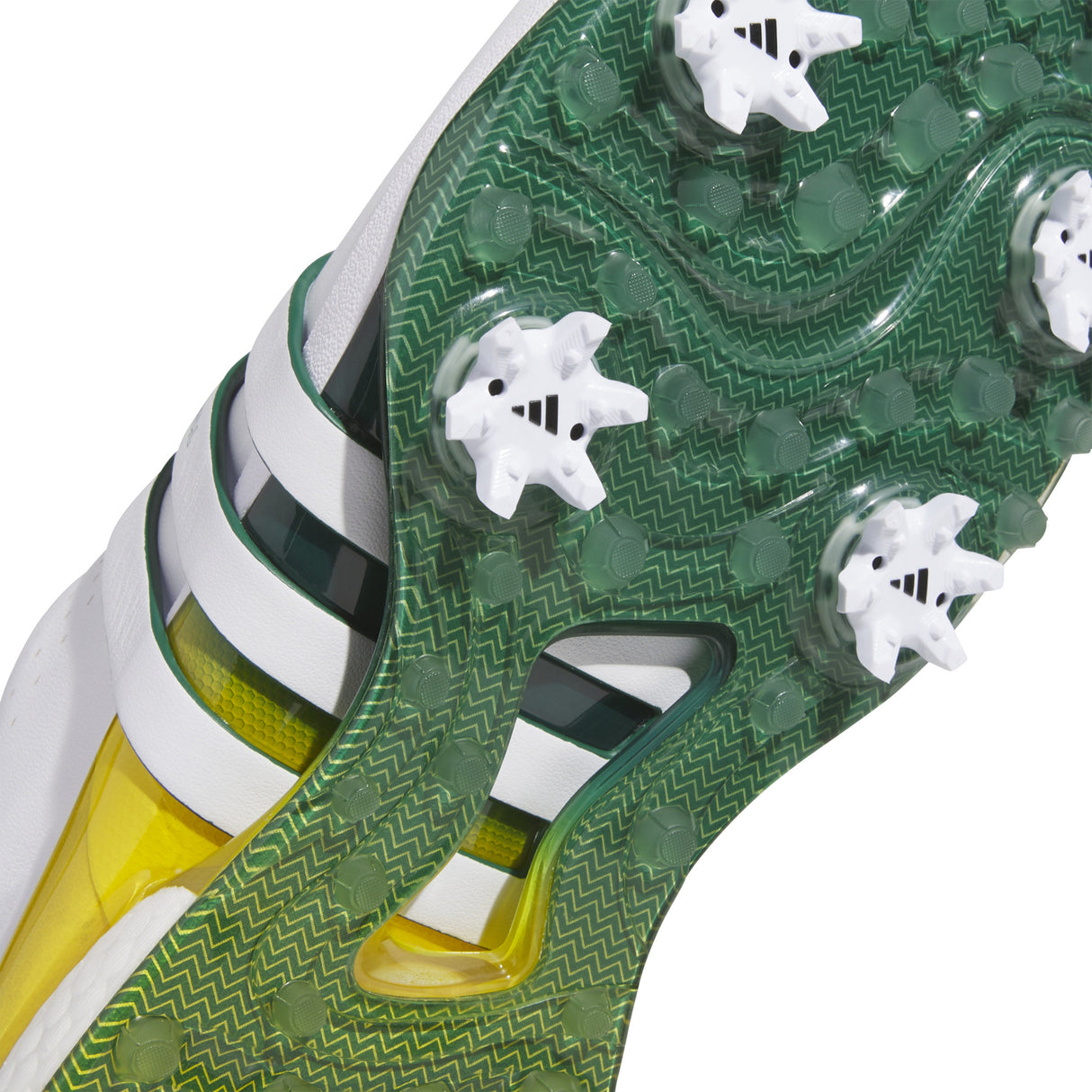 Adidas Tour 360 Herren Golfschuhe, Weiß / Gelb / Grün - Golflaedchen.de