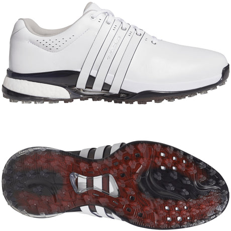 Adidas Tour 360 SL Herren Golfschuhe 2026, Weiß / Navy - Golflaedchen.de