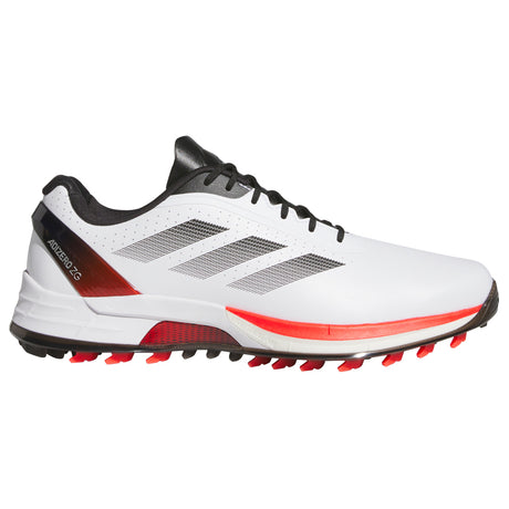 Adidas Adizero ZG 2026 Herren Golfschuhe, Weiß / Schwarz / Rot - Golflaedchen.de